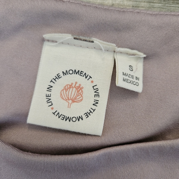 Violet Purple Soft Cut out Top - Picture 3 of 3